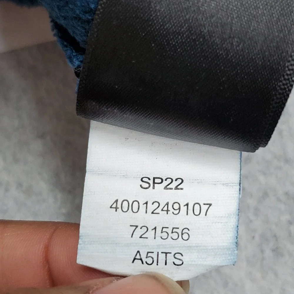 The North Face Men Activewear Pants L/G Blue Sweatpants Fleece Logo